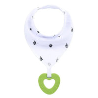 100% Organic Cotton Super Absorbent And Soft Unisex Baby Bandana Drool Bibs And Teething Toys For Newborn - BIG FRENCHIES