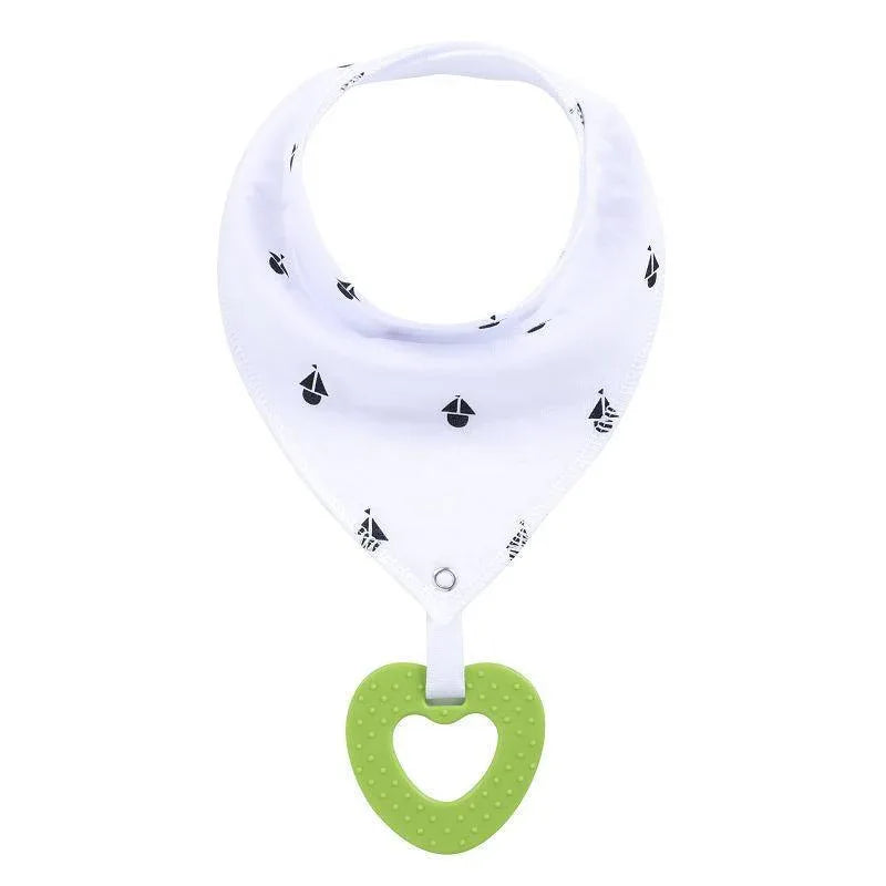 100% Organic Cotton Super Absorbent And Soft Unisex Baby Bandana Drool Bibs And Teething Toys For Newborn - BIG FRENCHIES
