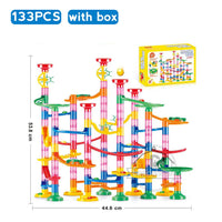 Marble Run Race Track Building Blocks 3D Maze Toy