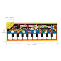 Musical Piano Mat Baby Play Mat Toy Musical Instrument Mat Game Carpet Music Toys Educational Toys For Kids - BIG FRENCHIES