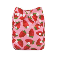 Baby One Size Fits All Reusable Baby Cloth Diaper with Microfiber Insert Diaper For Baby Boys and Baby Girls In Modern New Printed Design - BIG FRENCHIES
