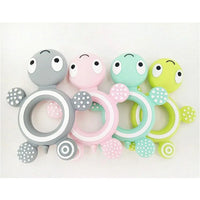 Baby Silicone Teethers Food Cute Turtle Tiny Teething Baby Shower Gifts Cartoon Animals Teether - BIG FRENCHIES