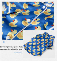 Pet Silk Duck Pajamas - BIG FRENCHIES