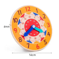 Popular Educational Wooden Clock Toys Hour Minute Second Cognition Colorful Clocks Early Learning Kids Education Toys for Children - BIG FRENCHIES