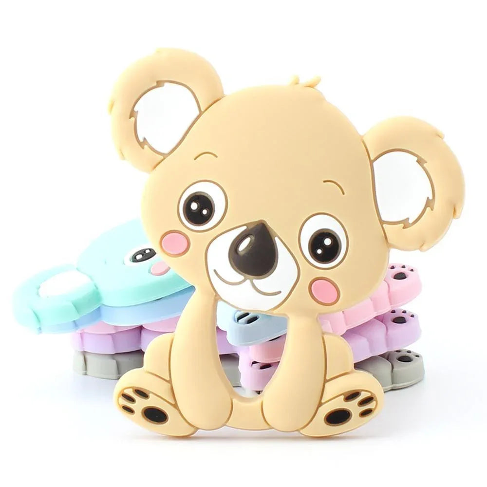 Baby Animal Silicone Teethers Dog Dinosaur Koala Baby Teething Product Accessories For Baby Kids - BIG FRENCHIES