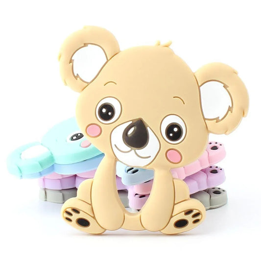 Baby Animal Silicone Teethers Dog Dinosaur Koala Baby Teething Product Accessories For Baby Kids - BIG FRENCHIES