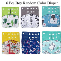 Reusable Waterproof Diaper Baby Bamboo Charcoal Diaper One Size Pocket Baby Nappies For Kids Set - BIG FRENCHIES