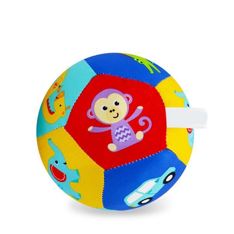 Education Baby Toys For Children Animal Ball Soft Plush Mobile Toy With Sound Baby Rattle Infant Body Building Ball For Kids - BIG FRENCHIES