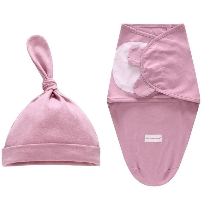 Newborn Wrapping Swaddle Baby Envelop Wrap Blanket Baby Hat Sleeping Bag Set Sleep Bag - BIG FRENCHIES