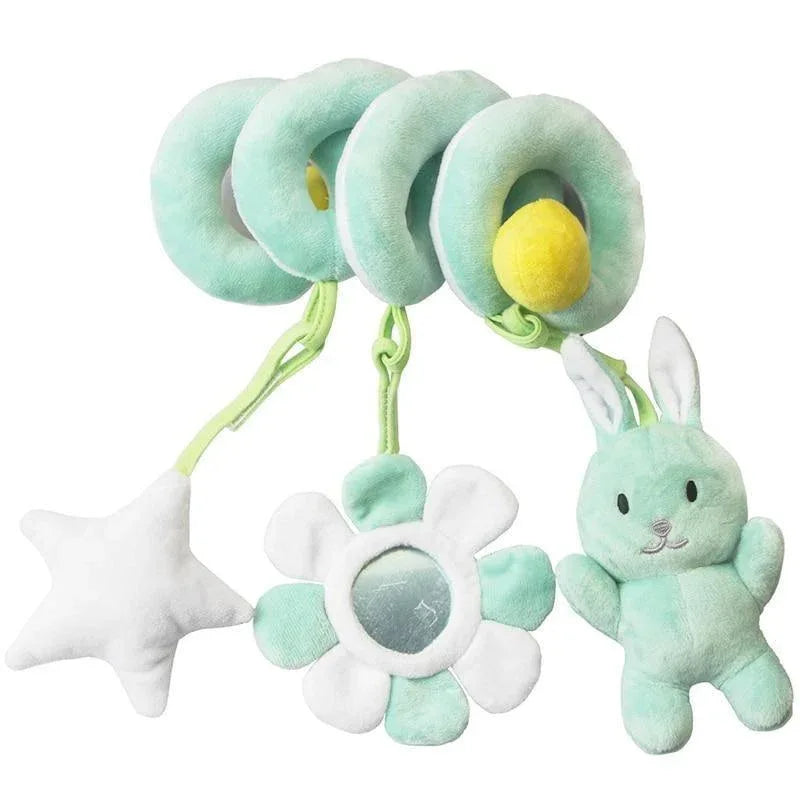 Modern Rattles Mobile Bed Baby Toys Cute Crib Stroller Spiral Newborn Educational Cartoon Animals Rattle Toy For Kids - BIG FRENCHIES