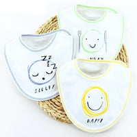 Moder 3PCS Baby Bibs Bandanna Lot Cotton Multi-style Triangle Cartoon For Infant Boys And Girls - BIG FRENCHIES