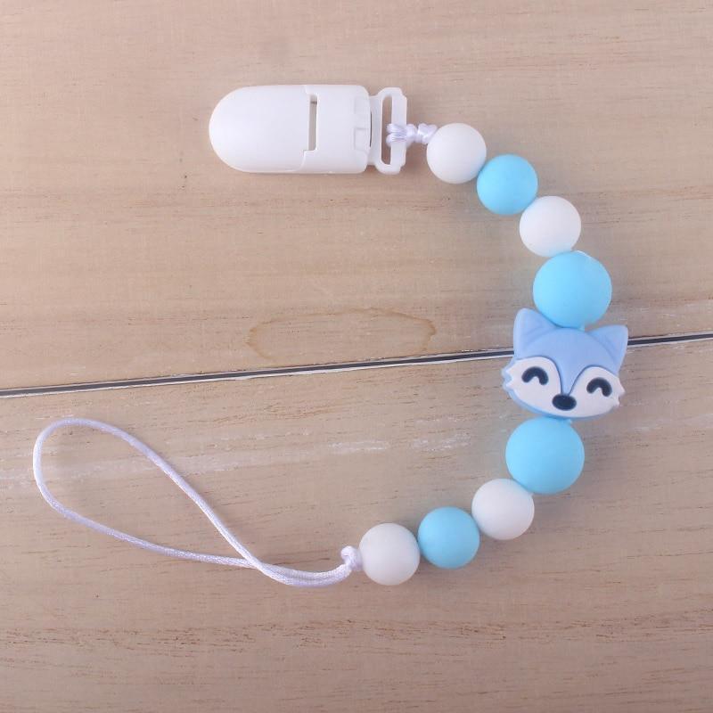 Handmade Animal Pendant Pacifier Clips Chain Nipple Holder for Infant Baby Pacifier - BIG FRENCHIES