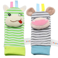 Colorful Wrist Rattles Infant Baby Kids Socks Rattle Toys Foot Socks Educational Toy High Quality Babies Gift - BIG FRENCHIES