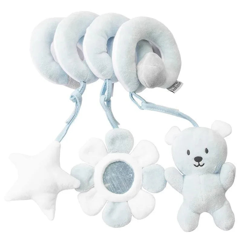 Modern Rattles Mobile Bed Baby Toys Cute Crib Stroller Spiral Newborn Educational Cartoon Animals Rattle Toy For Kids - BIG FRENCHIES