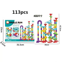 Marble Run Race Track Building Blocks 3D Maze Toy