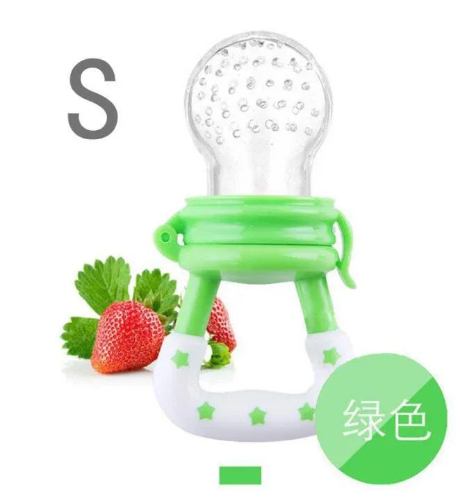 Silicone Baby Pacifier Feeder Cartoon Animal Infant Nipple Holder Newborn Fruit pacifier Tetine Silicona Nipple Bit - BIG FRENCHIES
