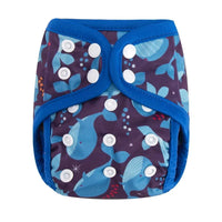 Newborn Pocket Diaper Cloth Diapers Bamboo Charcoal Inner Waterproof PUL Outer Double Gussets Nappies for Baby - BIG FRENCHIES