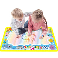 Magic Water Painting Drawing Mat & 2 Pens Doodle Board Coloring Books for Kids Children Educational Toys - BIG FRENCHIES