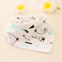 Baby Bibs Waterproof Triangle Cotton Cartoon Child Bibs Dribble Bibs Newborn Slabber Absorbent Cloth For Kids - BIG FRENCHIES