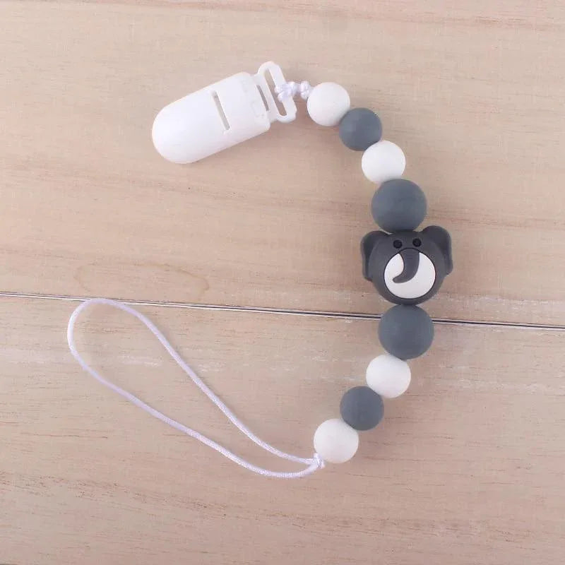 Handmade Animal Pendant Pacifier Clips Chain Nipple Holder for Infant Baby Pacifier - BIG FRENCHIES