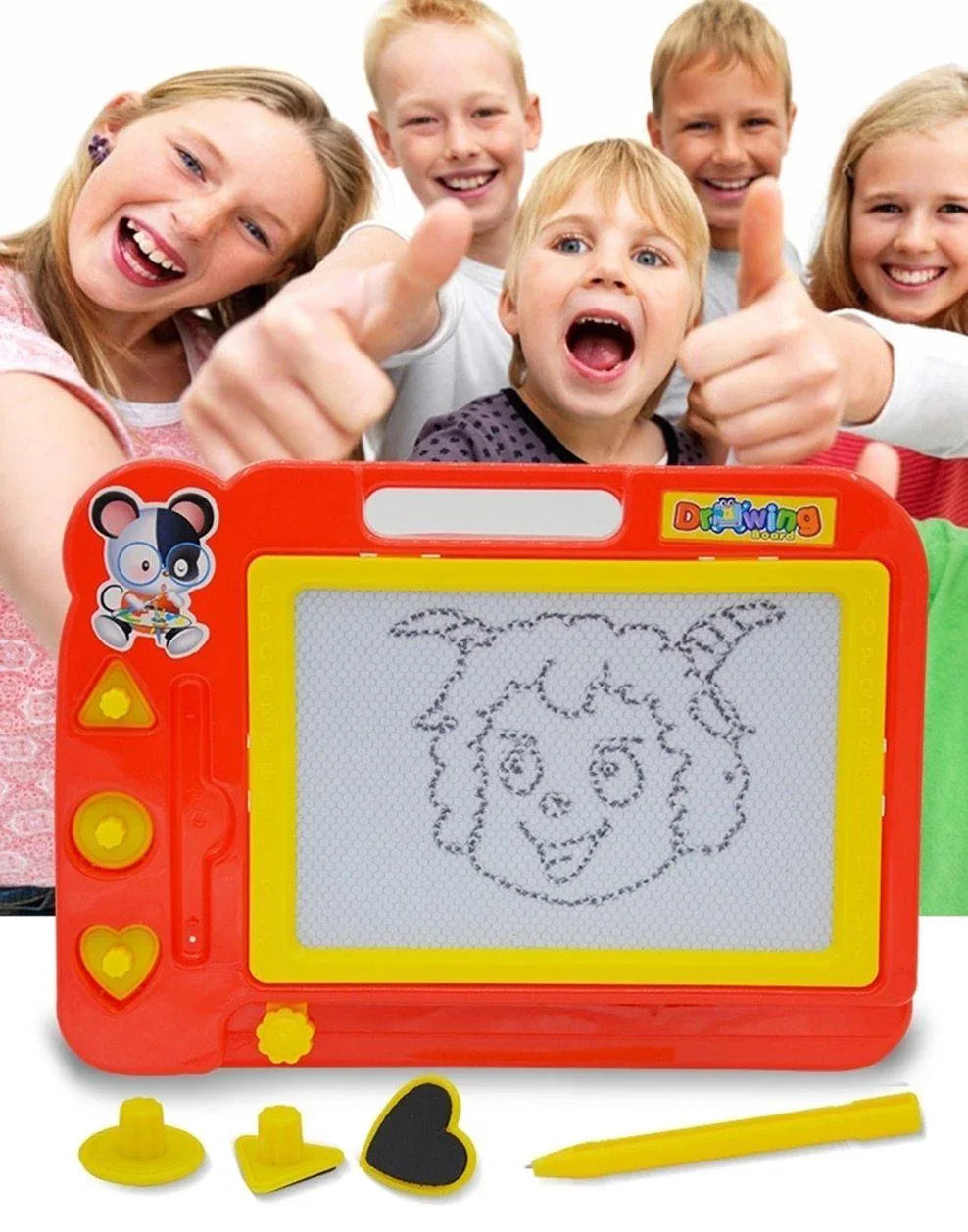 Magnetic Drawing Tablet Writing Drawing Board With Pen For Drawing For Kids Children's Painting Toy Board - BIG FRENCHIES