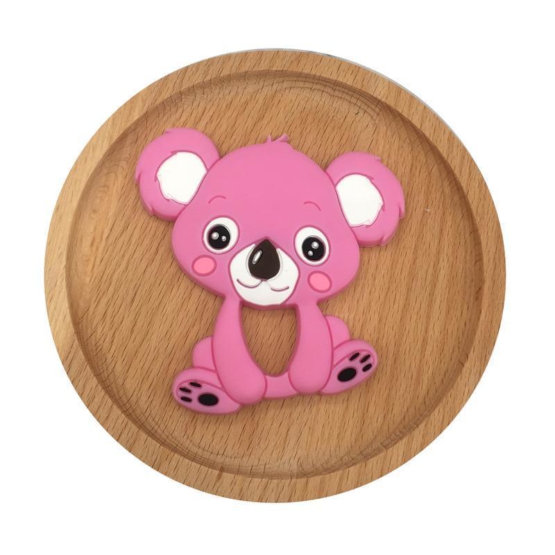1pc Unique Baby Koala Silicone Teether Teething Chew Toy Nursing Tool Pendant Food Grade Silicone - BIG FRENCHIES