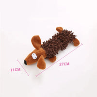 Durable Squeaky Dog Plush Toy – Animal Shape Chew Toy for Small Dogs & Puppies - BIG FRENCHIES