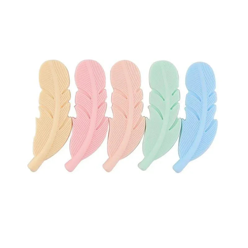 5PCS/SET Silicone Animal Beads BPA Free Baby Teething Beads Toy For Pacifier Clips New Born Silicone Rodent Tiny Rod Baby Teether For Baby Kids - BIG FRENCHIES