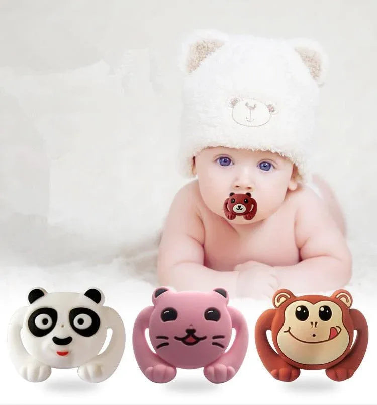 Interesting Modern Trend NEW Food Grade Silicone Funny Baby Pacifier Clips Nipple Holder For Pacifier For Baby - BIG FRENCHIES