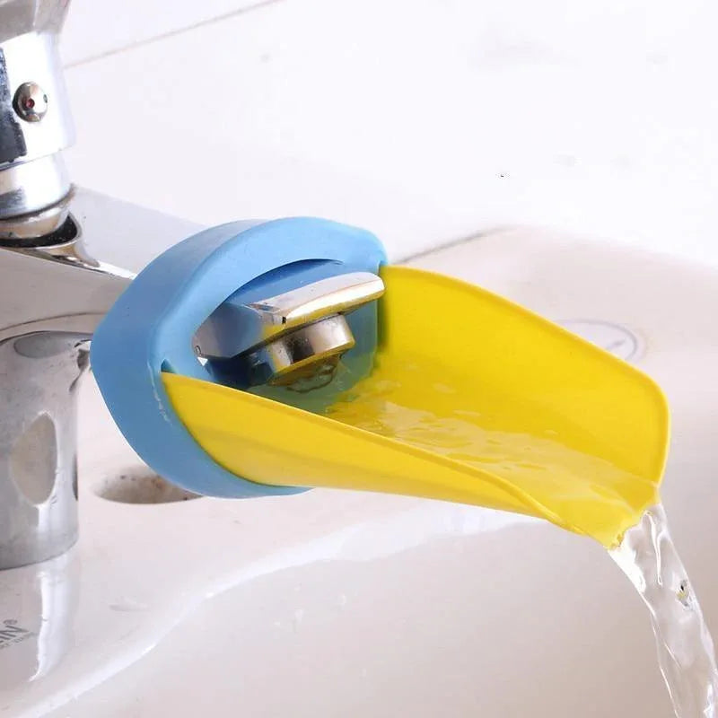 Silicone Baby Bath Toys Kids Faucet Extender children Hand Washing extender Bathroom Sink Rubber Water Reach Faucet Sink - BIG FRENCHIES