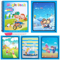 Early Education Montessori Painting Drawing Board For Kids Toys Coloring Book Doodle & Magic Pen Magic Water Drawing Book - BIG FRENCHIES