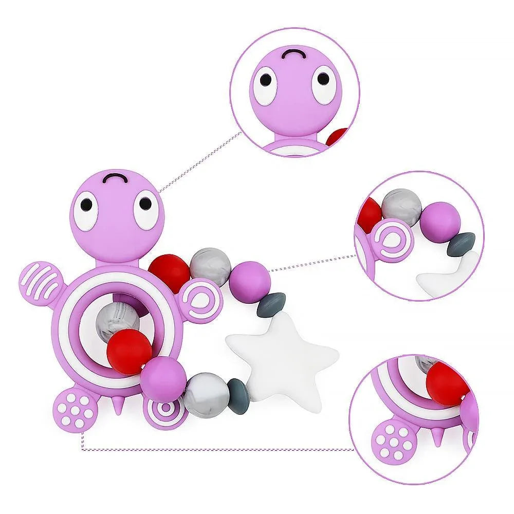 New Animal Style Baby Silicone Teether Food Grade Toys Teething Nursing Silicone BPA Silicone Teether - BIG FRENCHIES