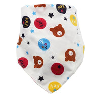 Baby Bibs Triangle Cotton Cartoon Child Bandana Dribble Bibs Newborn Slabber Absorbent Cloth For Baby and Kids - BIG FRENCHIES