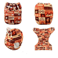 Most Popular Digital Position Baby Cloth Diaper with Microfiber Insert In Modern Printed Design For Baby Boys and Baby Girls KIds - BIG FRENCHIES