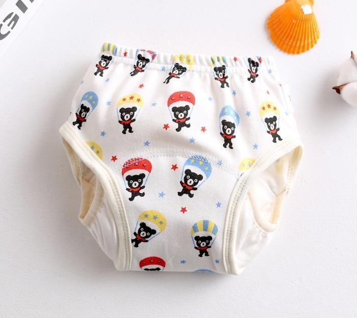 8-layer Pants Baby Diapers Reusable Training Pants Washable Cloth Diapers Waterproof Pants Nappies With Leak-proof Side - BIG FRENCHIES