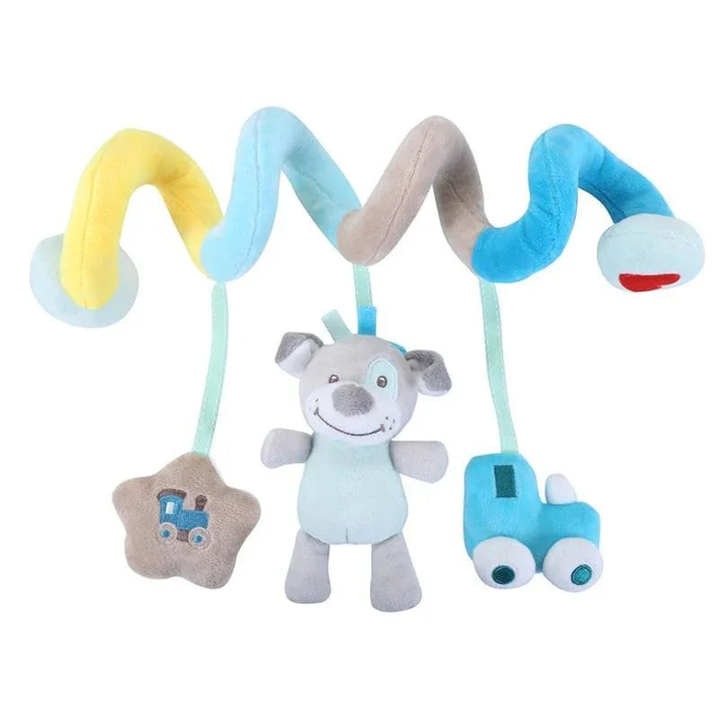 Modern Baby Development Giraffe Animal Hand Bells Rattles Handle Toys Stroller Hanging Teether Baby Toys For Kids - BIG FRENCHIES