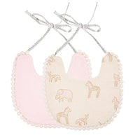 Double-deck Infant Baby Girl Boy Bib Kid Toddler Dinner Feeding Tassel Cotton Linen Burp Cloths - BIG FRENCHIES