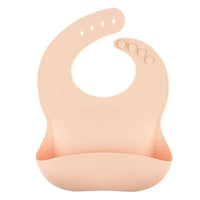 Solid Silicone Bibs Baby Feeding Saliva Towel Waterproof Soft Cloths Bandana Lightweight Infant Bibs - BIG FRENCHIES