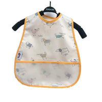 Modern Interesting Cartoon Adjustable Baby Bibs Waterproof Lunch Feeding Bibs Baby Cartoon Feeding Cloth Children Bib For Kids - BIG FRENCHIES