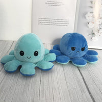 Reversible Flip Octopus Plush Stuffed Toy Soft Animal Home Accessories Cute Animal Doll Children Gifts Baby Plush Toy For Kids - BIG FRENCHIES