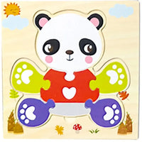 Baby Wooden 3D Tangram Puzzle – Educational Cartoon Animal Toy - BIG FRENCHIES