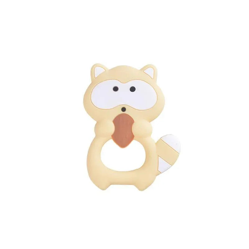 Food Grade Silicone Teethers Animal Fox Koala Teether Baby Silicone Chew Charms Kids Teething Gift Toddler Toys - BIG FRENCHIES