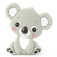 2pcs Cartoon Baby Teether Animal Silicone Teether Raccoon Elephant Koala Giraffe Baby Teething Toys Accessories Perfect Toy For Kids - BIG FRENCHIES