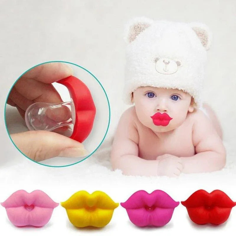 Interesting Modern Trend NEW Food Grade Silicone Funny Baby Pacifier Clips Nipple Holder For Pacifier For Baby - BIG FRENCHIES