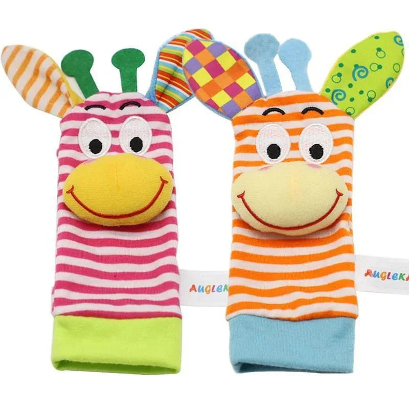 Colorful Wrist Rattles Infant Baby Kids Socks Rattle Toys Foot Socks Educational Toy High Quality Babies Gift - BIG FRENCHIES