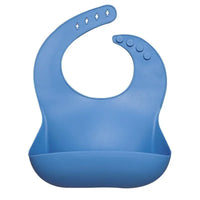 Silicon Breastplate Baby Bib Waterproof Solid Infant Bandana Bibs Newborn Feeding Burp Cloth Bib For Kids - BIG FRENCHIES