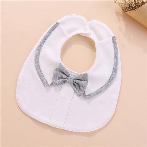 Modern Luxury Baby Bibs For Boys Cotton Newborn Bow Baby Girls Bibs Cute Boys Burp Cloth Infant Saliva Towels - BIG FRENCHIES