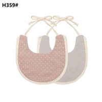 Handmade Luxury Floral Baby Bib Accessories Burp Cloths Newborn Baby Boy Girl Kids Cartoon Bibs 100% Cotton Linen Waterproof Saliva Bib For Kids - BIG FRENCHIES