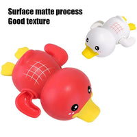 Bathroom Bath Shower Baby Clockwork Swimming Play Water Cute Little Yellow Duck Bathing Bathtub Toys For Kids - BIG FRENCHIES