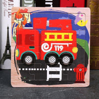 Wood Puzzles Children Adults Vehicle Puzzles Wooden Toys Learning Education Environmental Assemble Toy Educational Games For Baby and Kids - BIG FRENCHIES